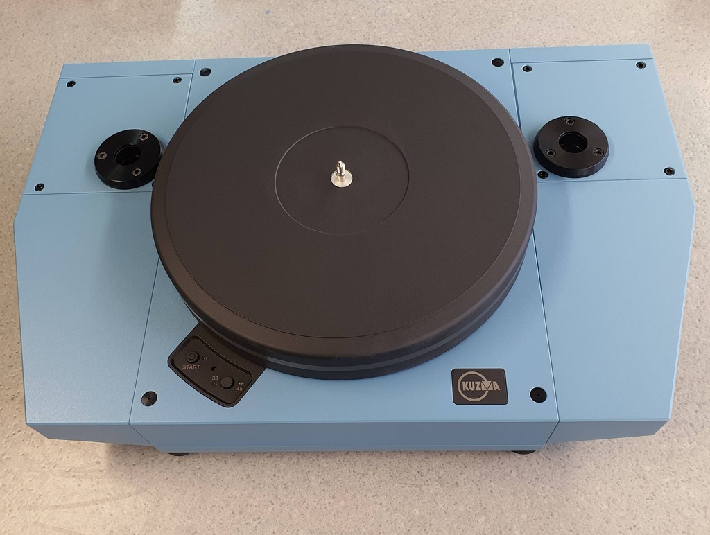 Kuzma Stabi R - Blue (Double Wing) Galibier Design - Kuzma Stabi R Turntable