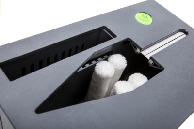 Vinyl Cleaner Pro - Top View of Rollers Galibier Design - Audiodesk Vinyl Cleaner Pro