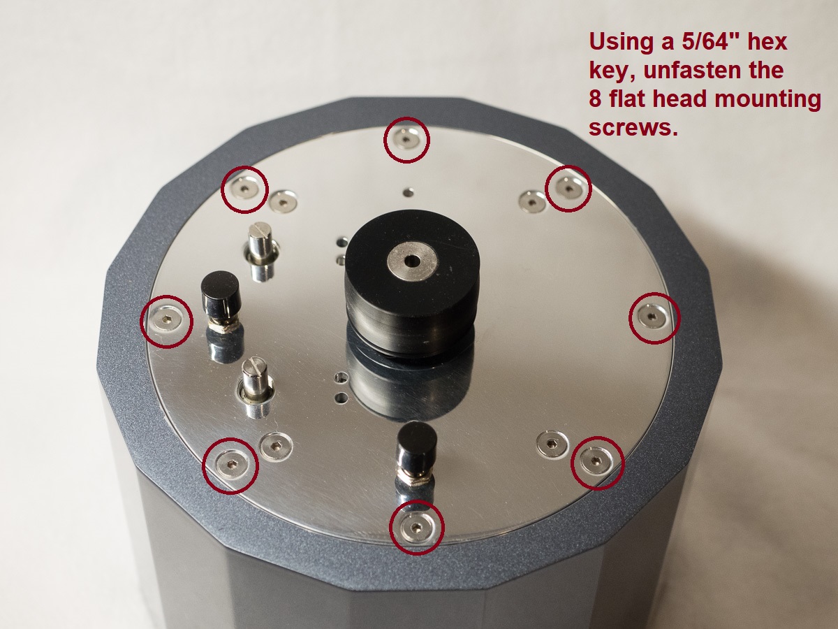 Controller Servicing - Removing Top plate Galibier Design - Controller Servicing