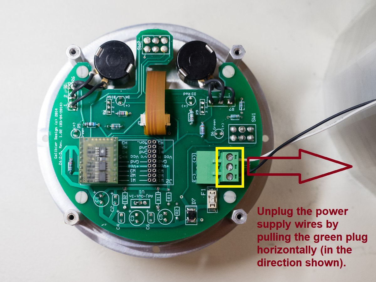 Controller Servicing - Uplugging Power Umbilical Galibier Design - Unplugging Power Umbilical