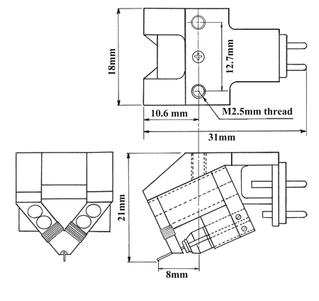 Galibier Design - Dynavector XV-1t Drawing