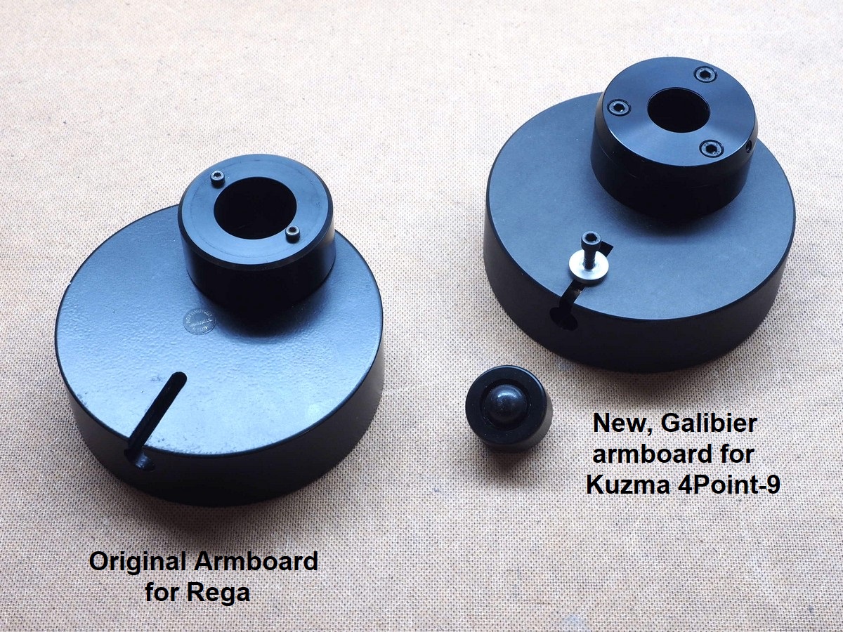 Nottingham Spacedeck Armboard for Kuzma Galibier Design- Nottingham Spacedeck Armboard for Kuzma